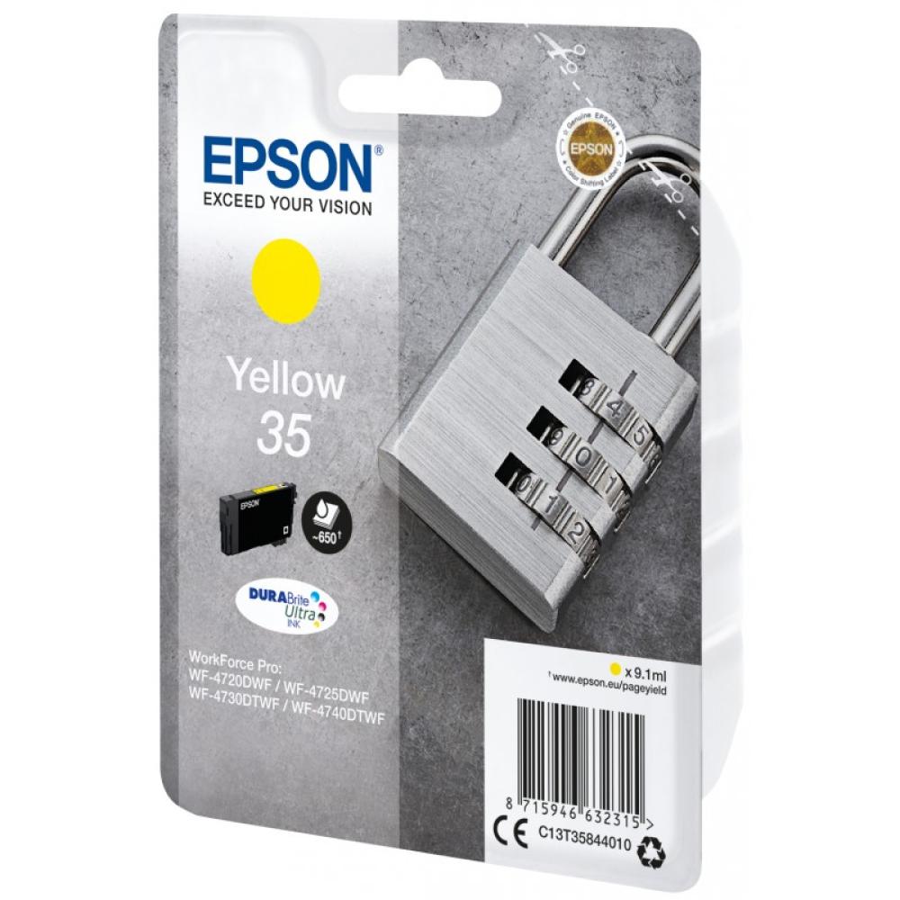 Epson - Padlock Singlepack Yellow 35 DURABrite Ultra Ink