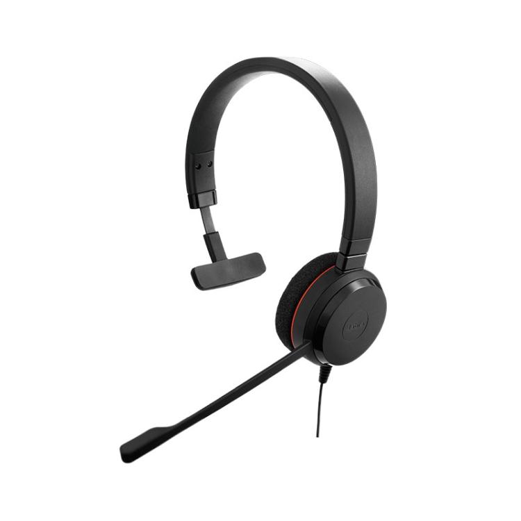 Jabra - Evolve 20 Auriculares Alámbrico Diadema Oficina/Centro de llamadas USB tipo A Negro - 4993-829-409