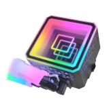 Mars Gaming - ML-ULTRA240 Negro, Refrigeración Líquida CPU, TDP 500W, Espejo Infinito, 2 Ventiladores Silenciosos FDB ARGB, Tubo