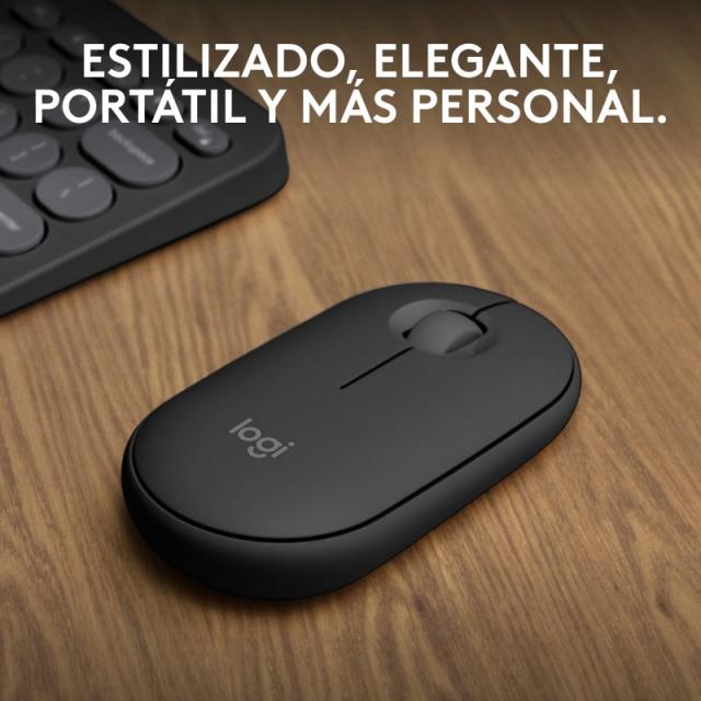 Logitech - 910-007015 ratón Viajes Ambidextro RF Wireless + Bluetooth Óptico 4000 DPI