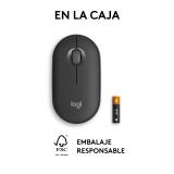 Logitech - 910-007015 ratón Viajes Ambidextro RF Wireless + Bluetooth Óptico 4000 DPI
