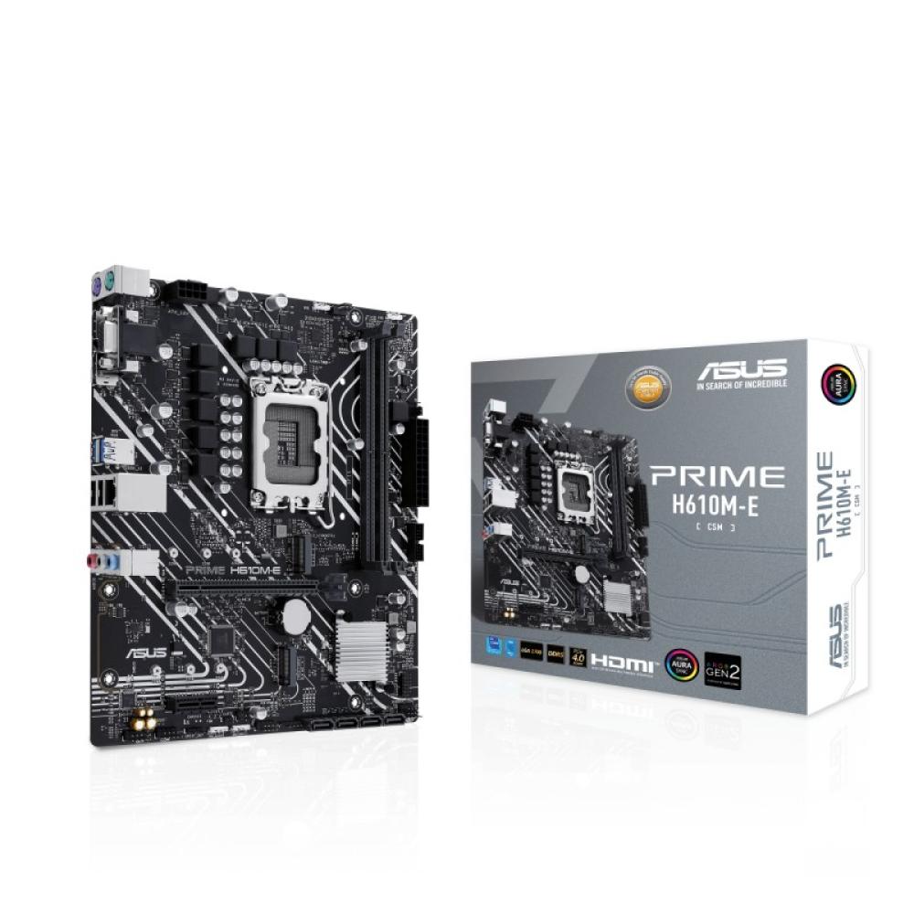 ASUS - PRIME H610M-E-CSM Intel H610 LGA 1700 micro ATX