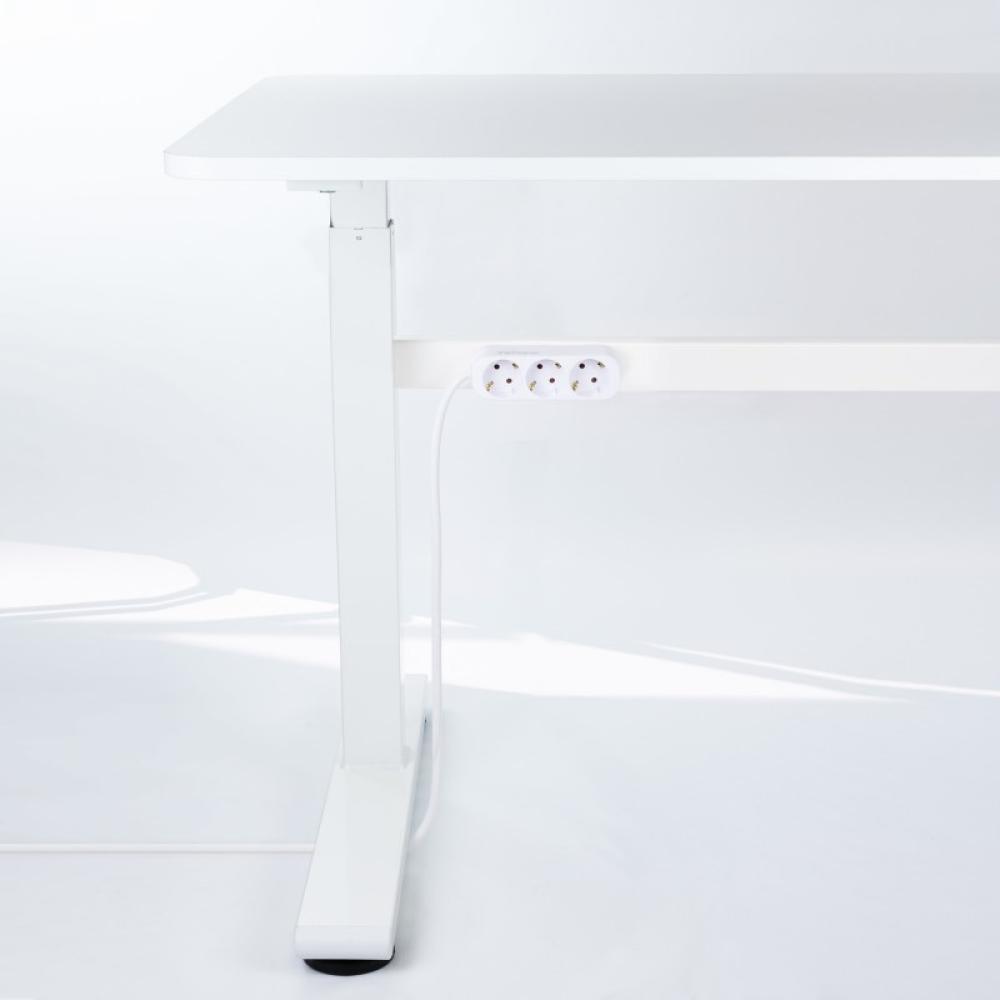 Nanocable - Regleta de Enchufes con 3 Tomas, 1.4 m, Blanco