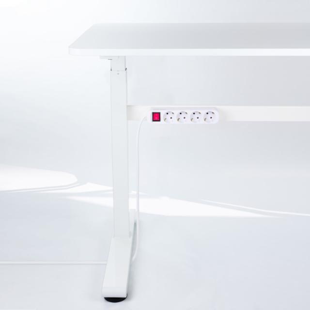 Nanocable - Regleta de Enchufes con 3 Tomas con Interruptor, 1.4 m, Blanco