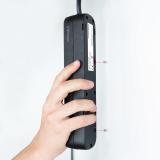 Nanocable - Regleta de Enchufes con 4 Tomas, 1.4 m, Negro