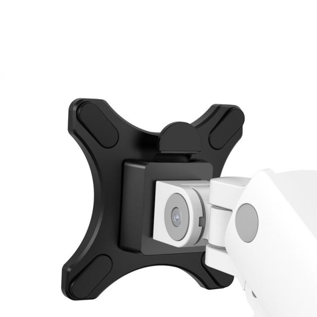 Neomounts - DS70S-950WH2 Brazo de monitor 17-35" - resorte de gas - Topfix - Tope-a-180°