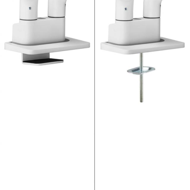 Neomounts - DS70S-950WH2 Brazo de monitor 17-35" - resorte de gas - Topfix - Tope-a-180°