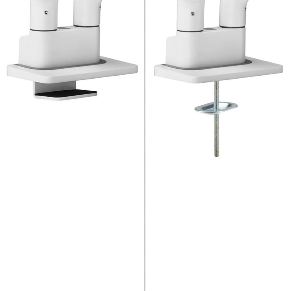 Neomounts - DS70S-950WH2 Brazo de monitor 17-35" - resorte de gas - Topfix - Tope-a-180°