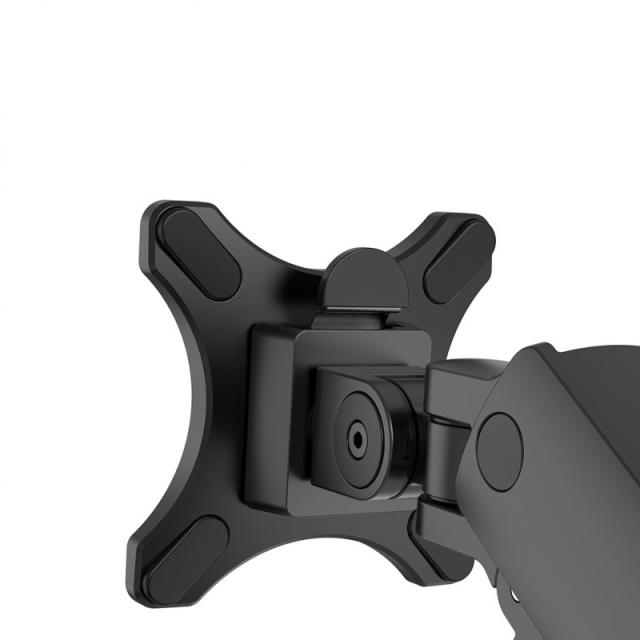 Neomounts - DS70S-950BL1 Brazo de monitor 17-49" - resorte de gas - Topfix - Tope-a-180°