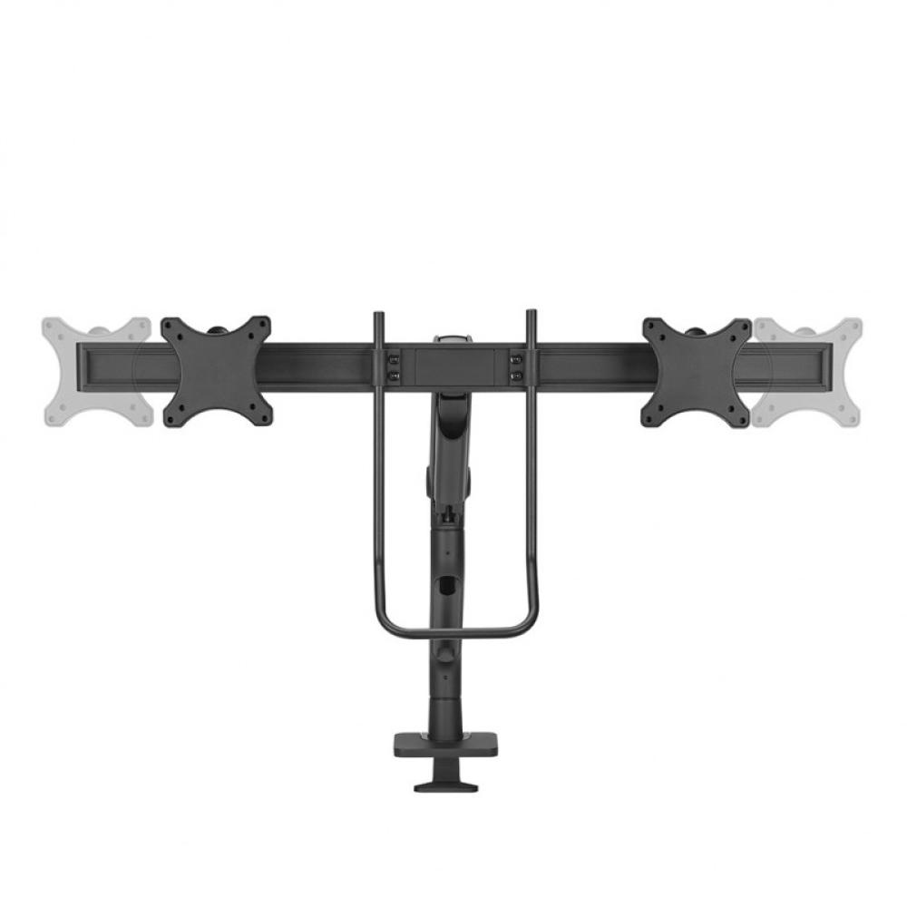 Neomounts - DS75S-950BL2 Brazo de monitor 17-32" - resorte de gas - Topfix - Tope-a-180°