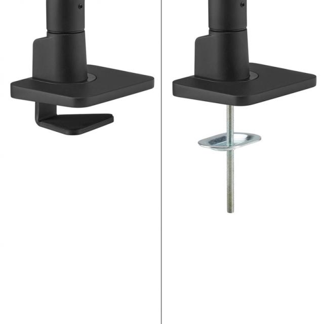 Neomounts - DS75S-950BL2 Brazo de monitor 17-32" - resorte de gas - Topfix - Tope-a-180°