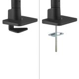 Neomounts - DS75S-950BL2 Brazo de monitor 17-32" - resorte de gas - Topfix - Tope-a-180°