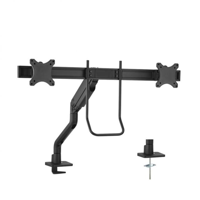 Neomounts - DS75S-950BL2 Brazo de monitor 17-32" - resorte de gas - Topfix - Tope-a-180°