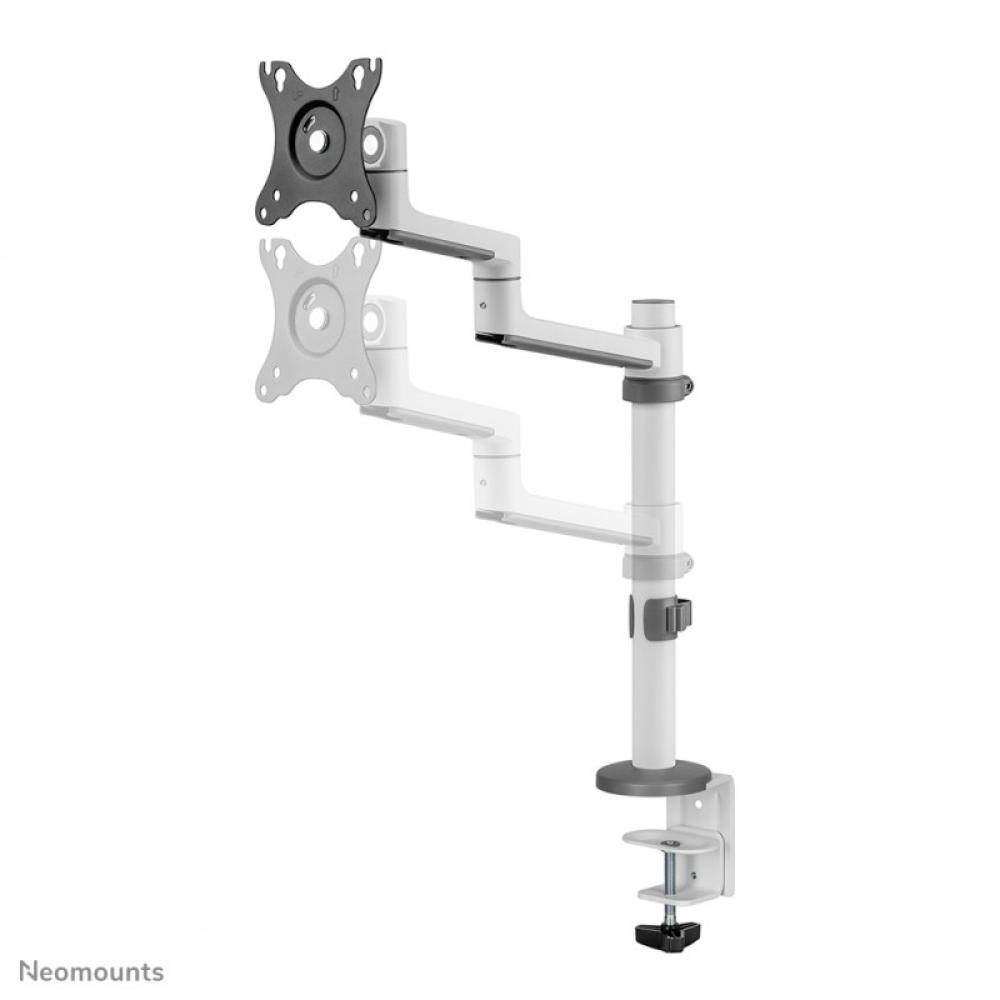 Neomounts - DS60-425WH1 Brazo de monitor 17-27" - ahorro de espacio