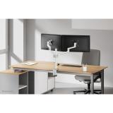 Neomounts - DS60-425WH2 Brazo de monitor 17-27" - ahorro de espacio