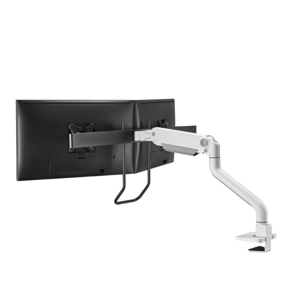 Neomounts - DS75S-950WH2 Brazo de monitor 17-32" - resorte de gas - Topfix - Tope-a-180°