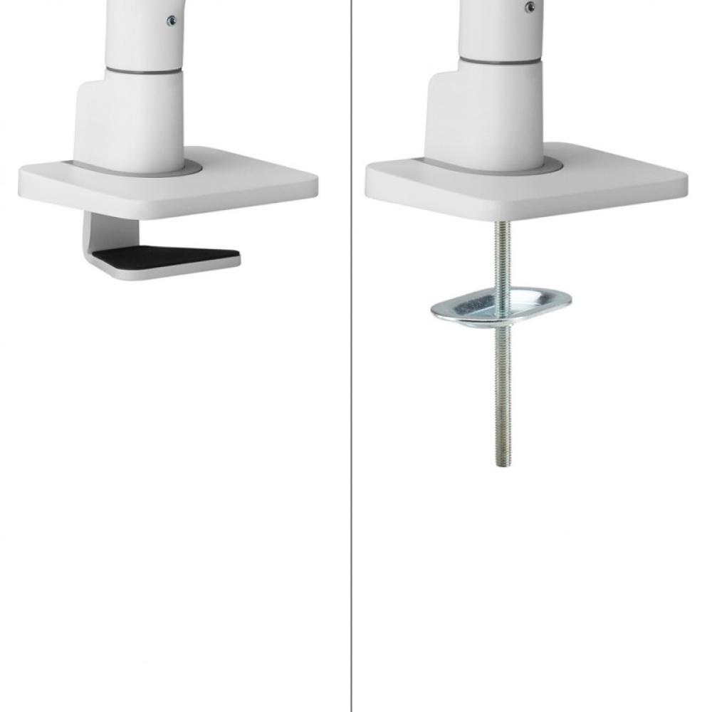 Neomounts - DS75S-950WH2 Brazo de monitor 17-32" - resorte de gas - Topfix - Tope-a-180°