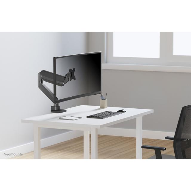Neomounts - DS70PLUS-450BL1 Brazo de monitor 17-49" - resorte de gas - Topfix - Tope-a-180°