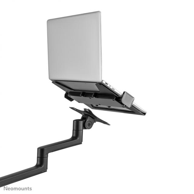 Neomounts - DS20-425BL2 Brazo de monitor con soporte para portátil 17-27" - ahorro de espacio