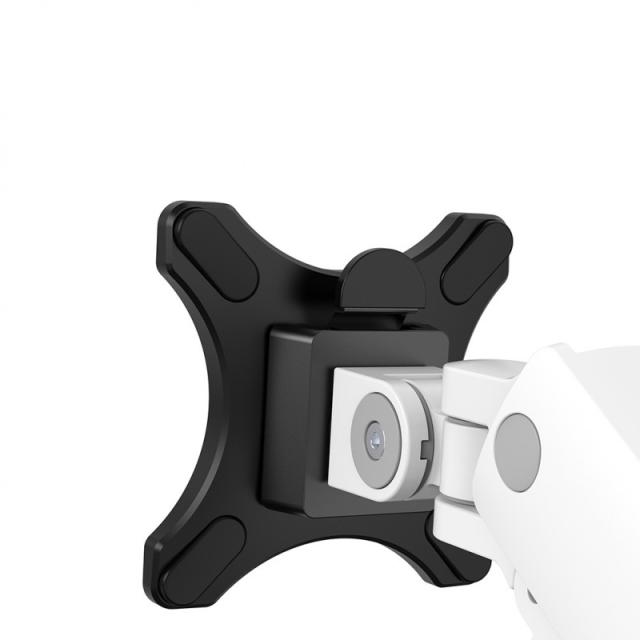 Neomounts - DS70S-950WH1 Brazo de monitor 17-49" - resorte de gas - Topfix - Tope-a-180°