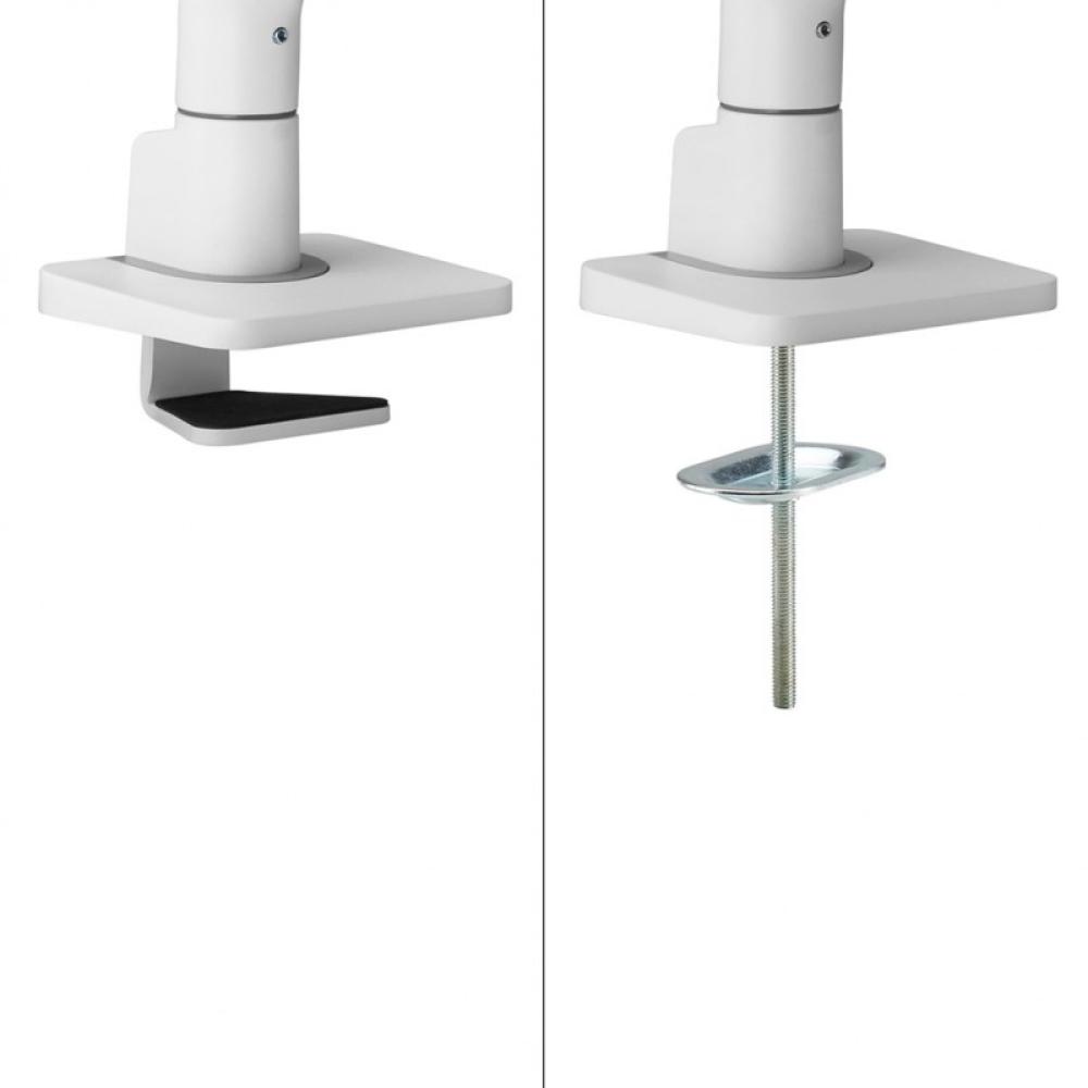 Neomounts - DS70S-950WH1 Brazo de monitor 17-49" - resorte de gas - Topfix - Tope-a-180°