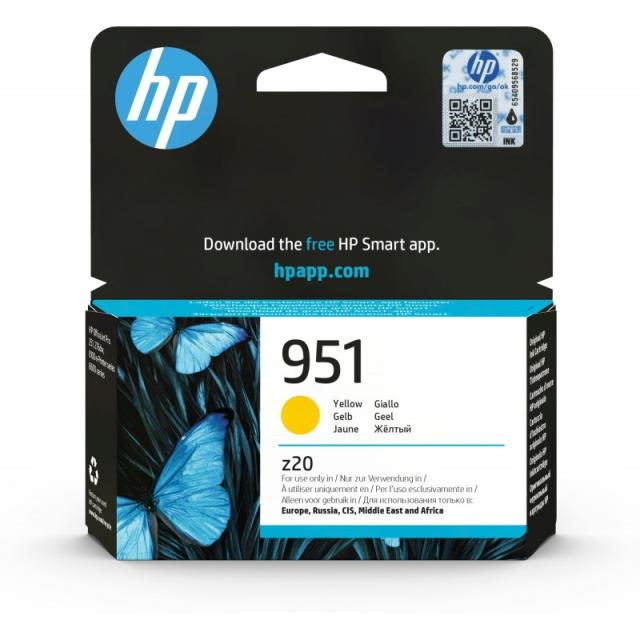 HP - Cartucho de tinta original 951 amarillo