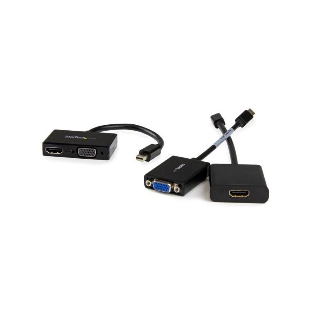 StarTech.com - Adaptador Mini DP de Audio/Vídeo para Viajes - Conversor Mini DisplayPort a HDMI o VGA - 1920x1200 1080p
