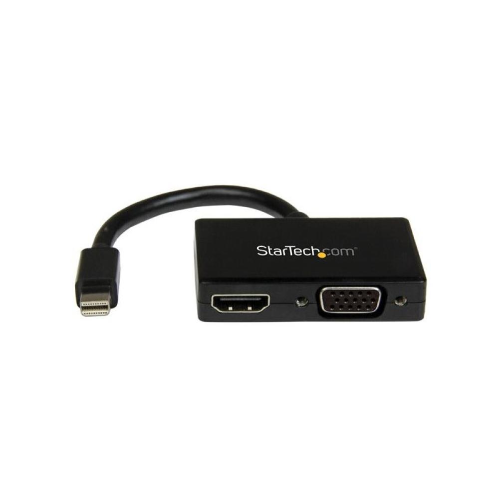 StarTech.com - Adaptador Mini DP de Audio/Vídeo para Viajes - Conversor Mini DisplayPort a HDMI o VGA - 1920x1200 1080p