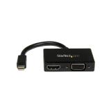 StarTech.com - Adaptador Mini DP de Audio/Vídeo para Viajes - Conversor Mini DisplayPort a HDMI o VGA - 1920x1200 1080p