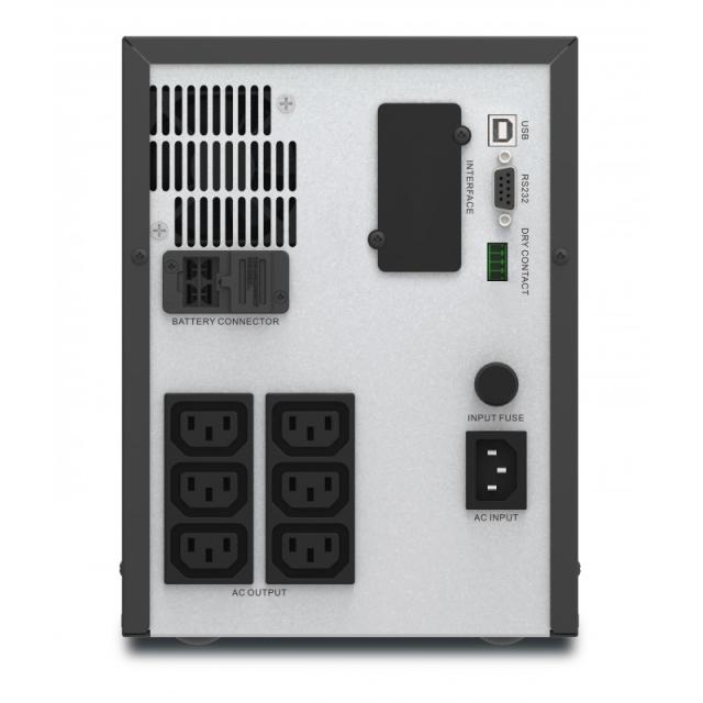 APC - Easy UPS SMV sistema de alimentación ininterrumpida (UPS) Línea interactiva 2 kVA 1400 W 6 salidas AC