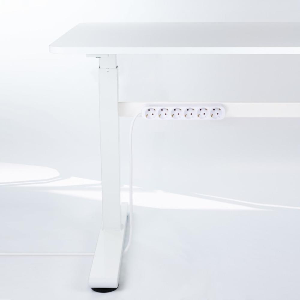 Nanocable - Regleta de Enchufes con 6 Tomas, 1.4 m, Blanco