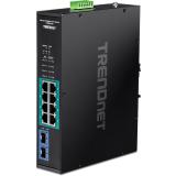 Trendnet - TI-PGM102 switch Gigabit Ethernet (10/100/1000) Energía sobre Ethernet (PoE) Negro