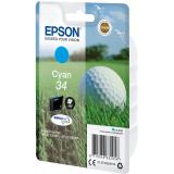 Epson - Golf ball Singlepack Cyan 34 DURABrite Ultra Ink