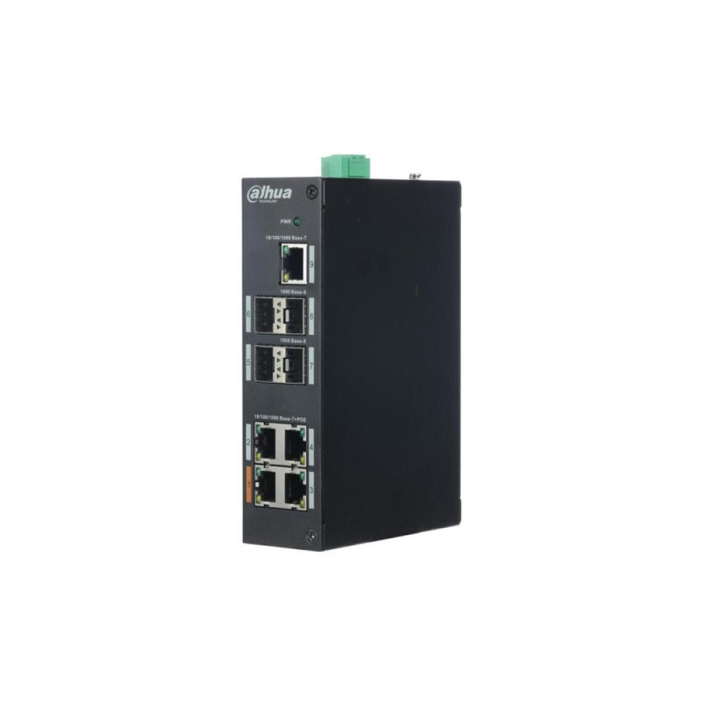 Imou - (DH-PFS3409-4GT-V2) SWITCH POE 4 PUERTOS 10/100/1000 +1 UPLINK GIGABIT +4SFP 96W 802.3AT LAYER 2