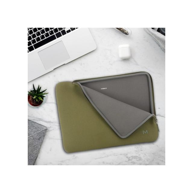 Mobilis - 049020 maletines para portátil 36,1 cm (14.2") Maletín Verde, Gris
