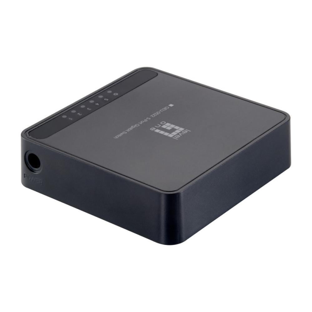 LevelOne - GEU-0522 switch Gigabit Ethernet (10/100/1000) Negro