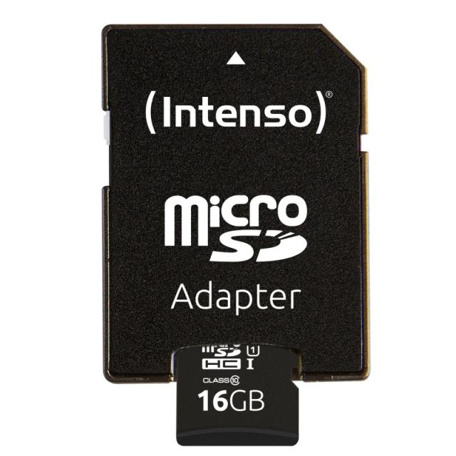 Intenso - 16GB microSDHC UHS-I Clase 10