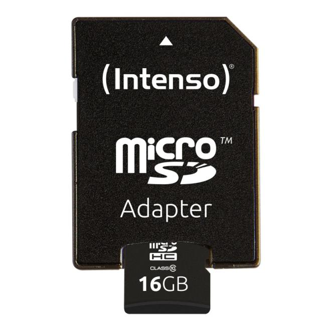 Intenso - 16GB MicroSDHC Clase 10