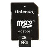 Intenso - 16GB MicroSDHC Clase 10