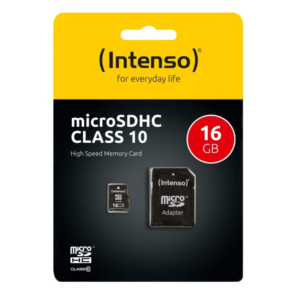 Intenso - 16GB MicroSDHC Clase 10