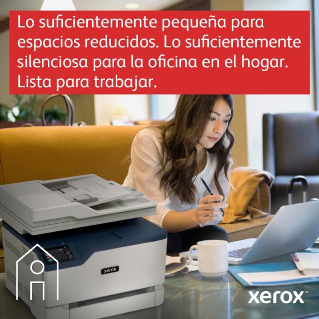 Xerox - C235 A4 22 ppm Inalámbrica Copia/impresión/escaneado/fax PS3 PCL5e/6 ADF 2 bandejas Total 251 hojas
