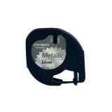 DYMO - S0721730 cinta para impresora de etiquetas Negro sobre metálico