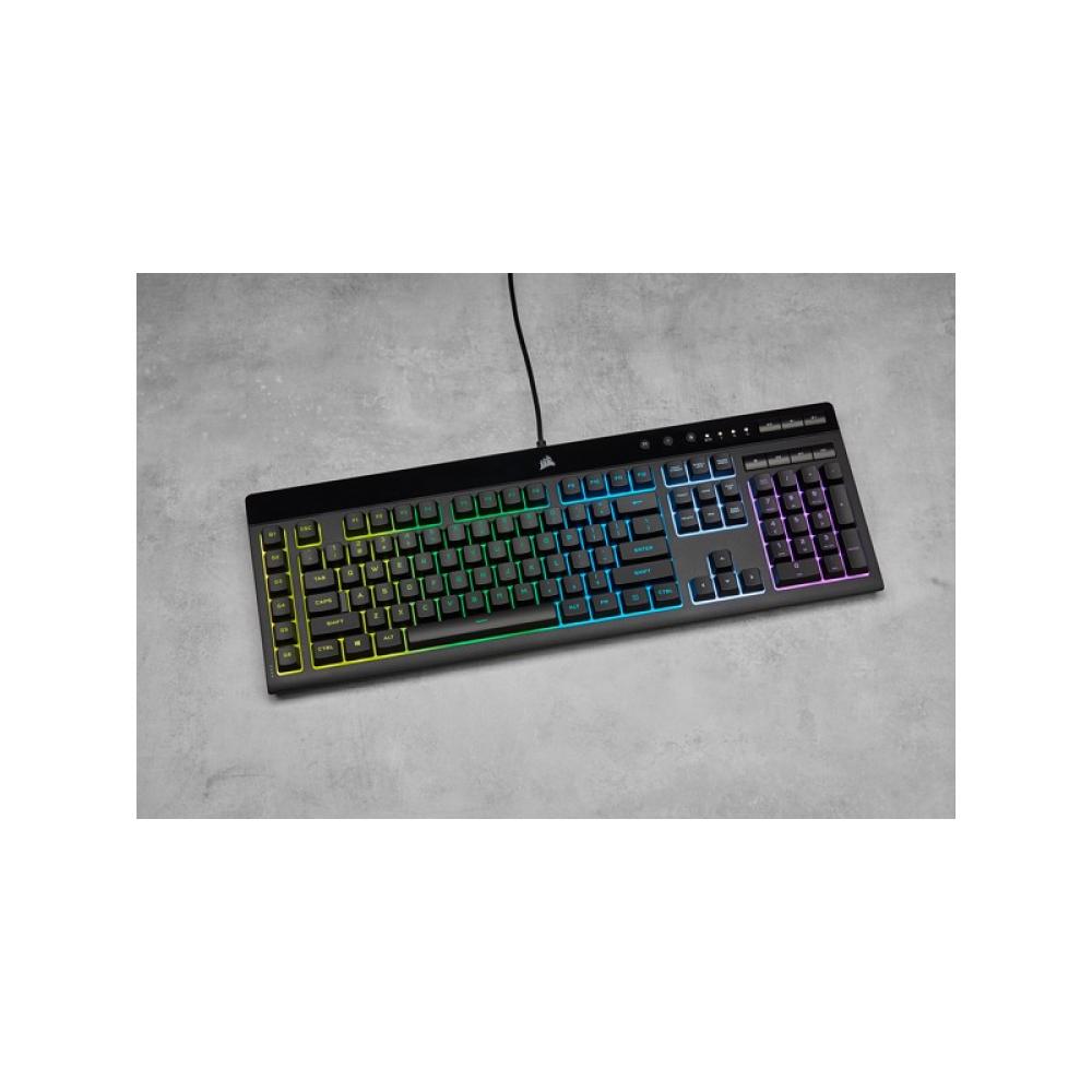 Corsair - K55 RGB PRO teclado Juego USB QWERTY Español Negro
