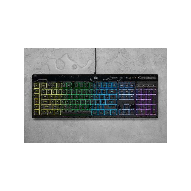 Corsair - K55 RGB PRO teclado Juego USB QWERTY Español Negro