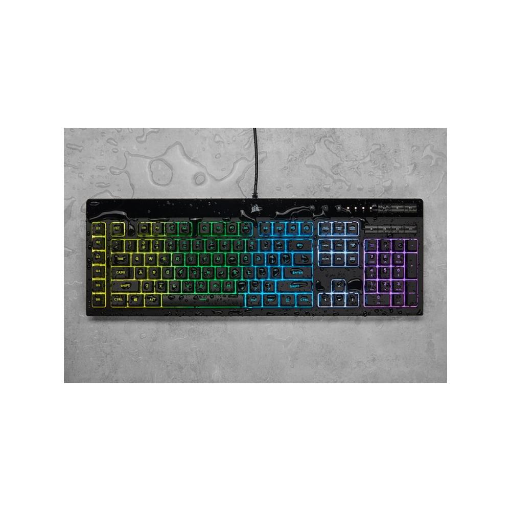 Corsair - K55 RGB PRO teclado Juego USB QWERTY Español Negro