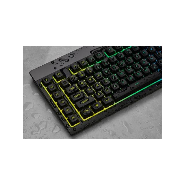 Corsair - K55 RGB PRO teclado Juego USB QWERTY Español Negro