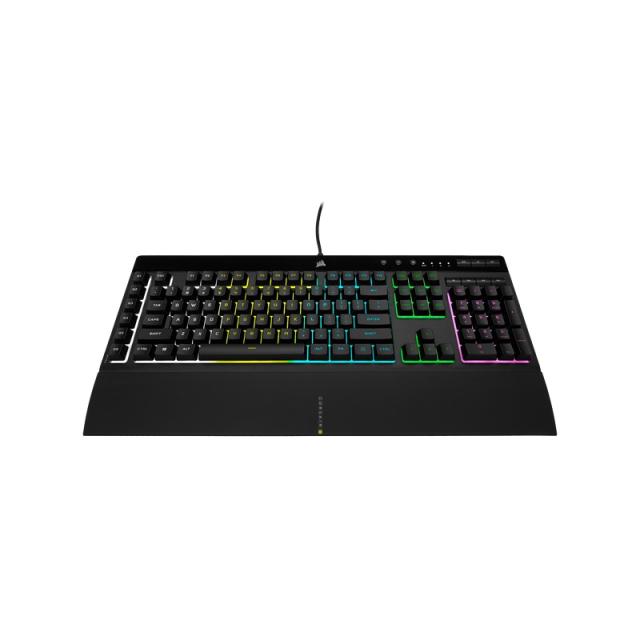 Corsair - K55 RGB PRO teclado Juego USB QWERTY Español Negro