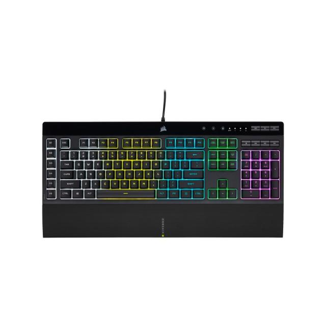 Corsair - K55 RGB PRO teclado Juego USB QWERTY Español Negro
