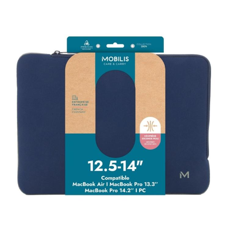 Mobilis - 049021 maletines para portátil 35,6 cm (14") Funda Azul, Gris