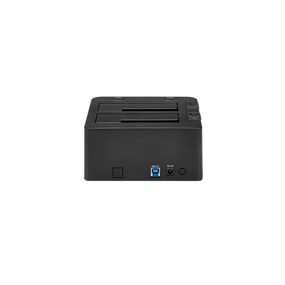 StarTech.com - Docking Station de 2 Bahías USB 3.0 a SATA - Base de Acoplamiento USB de Discos Duros SSD SATA I/II/III de 2,5/3,